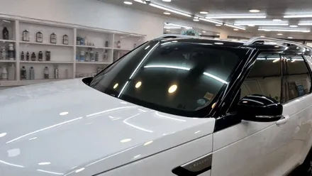 랜드로버 디스커버리5 투톤 랩핑 블랙팩 스타일 루프스킨 / 부산 사상구