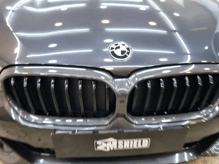 bmw 5시리즈 g30 전체 크롬몰딩 랩핑 크롬죽이기 작업 / 부산 사상구