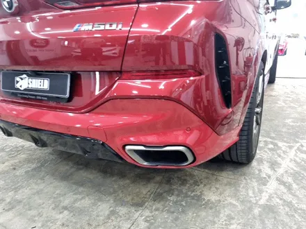 BMW X6 범퍼 하단과 디퓨저 색상교체 랩핑입니다. / 부산 사상구