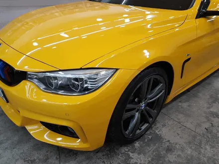 BMW 4시리즈 컨버터블 노랑이로 전체 랩핑하기 / 부산 사상구