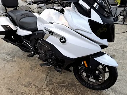 BMW K1600 오토바이 무광 화이트로 전체 랩핑했어요. / 부산 사상구