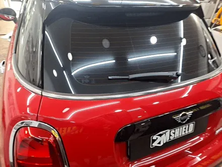 부산루프스킨 BMW 미니 화이트에서 블랙으로 / 부산 사상구