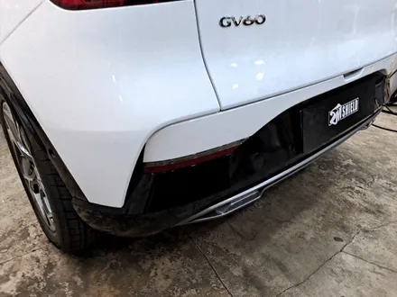 전기차 제네시스 GV60 크롬죽이기 루프스킨 투톤 랩핑 / 부산 사상구