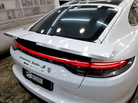 파나메라 GTS 전체랩핑 블루에서 화이트 컬러로 변신 / 부산 사상구