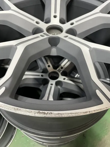 BMW X6 21인치 CNC 다이아몬드 컷팅 복원 / 대구휠복원잘하는곳 알팩토리 / 대구 달서구