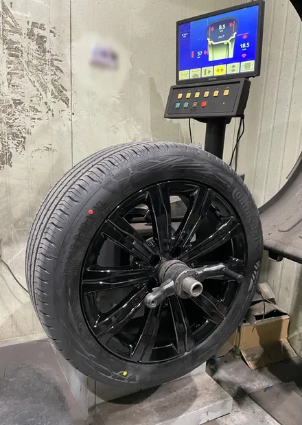 대구 휠복원 BYD 19인치 블랙유광 분체도장 작업 / 대구 달서구
