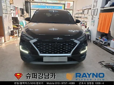 군포썬팅, 블랙박스 엠블럼교체 더올뉴투싼 신차패키지 ▼산본 의왕 안양 수원 당동