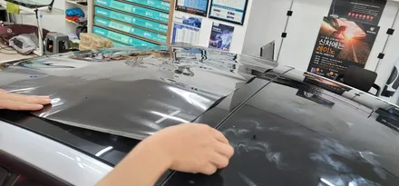 안양 군포 썬팅, 블랙박스 테슬라 모델3 후기 -  레이노군포점 불스원 당정 당동 부곡 산본 의왕 수원 안산