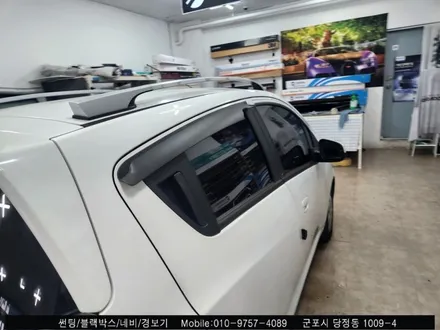 군포 스파크 레인보우 썬팅 + 블랙박스 시공 후기!