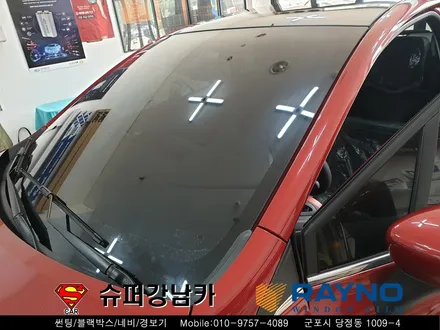 군포블랙박스, 레이노썬팅 삼성자동차 클리오 ▼ 산본 의왕 안양 수원 당동