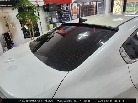 안양 군포 k3 후면 썬팅 재시공 후기!