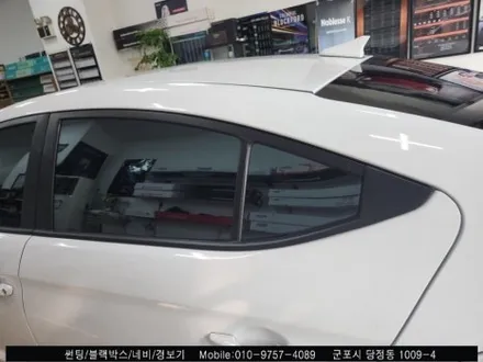 군포 아반떼 레이노 썬팅 했어요! 반사 틴팅 크로마9으로 뜨거운 여름나기 끝!