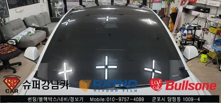 안양 군포 썬팅, 블랙박스 테슬라 모델3 후기 -  레이노군포점 불스원 당정 당동 부곡 산본 의왕 수원 안산