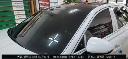 안양 군포 제네시스g80 신차 썬팅 후기   - 레이노당정점에서