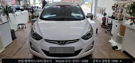 안양 군포 아반떼 썬팅, 루프스킨 제거 후기     - 수입차전문 레이노군포점 불스원 당정 당동 부곡 산본 의왕 수원 안산