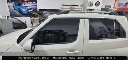 안양 군포 캐스퍼 신차패키지 썬팅 후기 : 레이노당정점에서