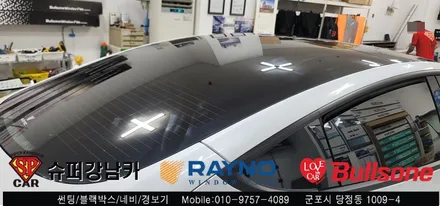안양 군포 썬팅, 블랙박스 테슬라 모델3 후기 -  레이노군포점 불스원 당정 당동 부곡 산본 의왕 수원 안산
