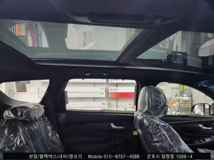 안양 군포 싼타페 썬팅, 블랙박스 신차패키지 시공