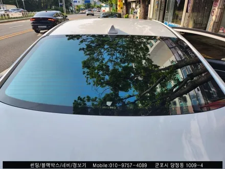 군포 아반떼 레이노 썬팅 했어요! 반사 틴팅 크로마9으로 뜨거운 여름나기 끝!