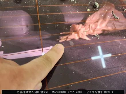 안양 군포 k3 후면 썬팅 재시공 후기!