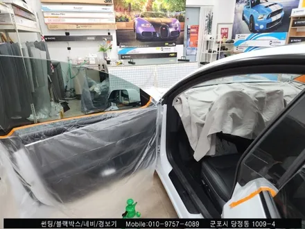 안양 군포 테슬라모델3 신차 썬팅 레이노s9 틴팅 후기