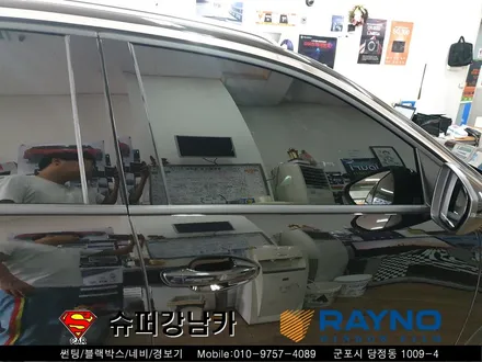 군포썬팅재시공 레이노s9 파인뷰lx2000블랙박스 ▼수입차전문점 산본 의왕 안양 수원 당동