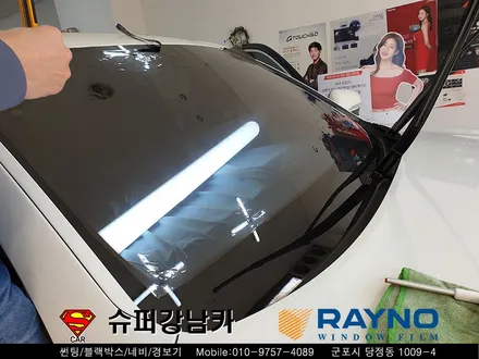G4 렉스턴 스포츠 렉카 레이노썬팅, 적외선 후방카메라 7인치 룸미러 모니터, JY 커스텀 K7 블랙박스 시공▼ 자동차 용품 장착 수리 튜닝 수입차  군포 산본 안양 의왕 수원 안산