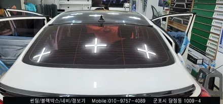 안양 군포 k3 차량에 잘 어울리는 컬러 반사 썬팅 재시공 후기