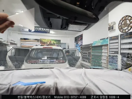 군포 신차패키지 카니발 썬팅, 블랙박스 동시에! 레이노s9 파인뷰블박 레이노당정