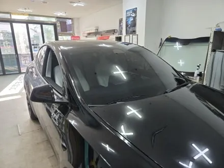 테슬라Y 전면 틴팅시공 군포 테슬라 썬팅 추천샵