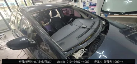 안양 군포 뉴카렌스 썬팅 재시공, 전면유리 교체 시공 후기    - 레이노당정 불스원 당동 부곡 산본 의왕 수원 안산