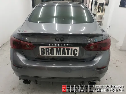 인피니티 Q50S! 건스모그 색상의 라이트 필름 작업! [브로매틱] / 고양 덕양구 도내동