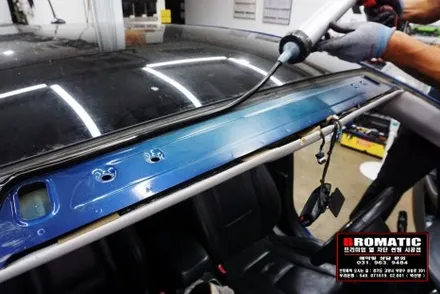 일산 덕양구 지축 삼송 자동차 유리 교환 및 전면 열 차단 썬팅 시공을 한번에 작업 추천! [ 브로매틱 ] / 고양 덕양구 도내동