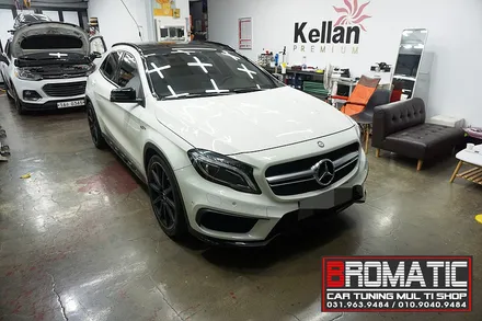 일산 수입차 썬팅 추천! 벤츠 GLA45AMG 켈란썬팅 반사필름 시공! [브로매틱] / 고양 덕양구 도내동