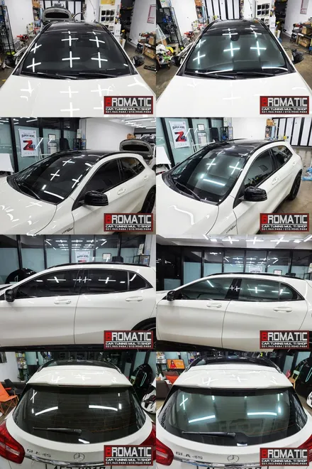 일산 수입차 썬팅 추천! 벤츠 GLA45AMG 켈란썬팅 반사필름 시공! [브로매틱] / 고양 덕양구 도내동
