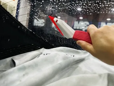 현대 아반테 3M 크리스탈라인 자동차 썬팅과 블랙박스 아이나비 퀀텀3 장착 시공기[3M썬팅 중랑구 상봉점] / 서울 중랑구 상봉동