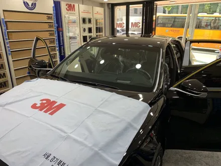 그랜저IG 크리스탈라인 CR40 CM15 틴팅 시공과 블랙박스 아이나비 QXD3000 커넥티드 IOT 장착 [3M썬팅 중랑구 상봉점] / 서울 중랑구 상봉동