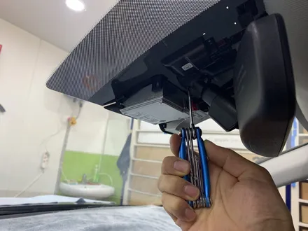 쏘나타 DN8 중랑구 3M 썬팅에서 전면 크리스탈라인 CR40 CM50 CM30 윈도 틴팅 시공 / 서울 중랑구 상봉동
