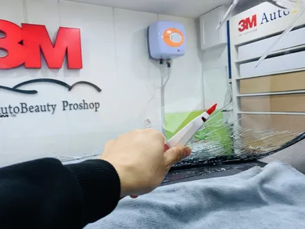 싼타페TM 열 차단 3M 썬팅필름 크리스탈라인 미디엄 CM15% CM30% CM50% 시공과 블랙박스 아이나비 QXD1500설치 [3M썬팅 중랑구 상봉점] / 서울 중랑구 상봉동