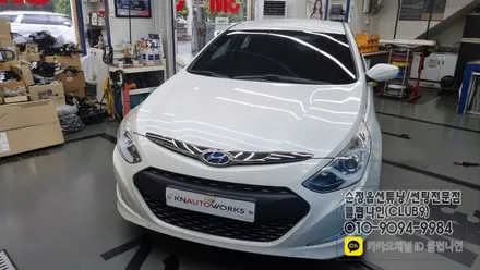 YF쏘나타 하이브리드 전면 불량필름제거후 애니가드 필름 재시공 / 부천 심곡동