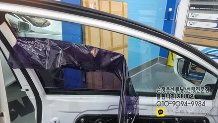 YF쏘나타 전면측면후면 썬팅 전체재시공(애니가드 열차단필름) / 부천 심곡동