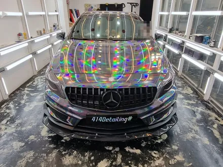 안산 - 벤츠 A45 AMG 블랙 크롬 홀로그램 랩핑 & 유리막코팅 / 안산 상록구