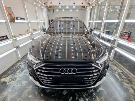 안산 - 아우디 A8L 50TDI 프리미엄 광택 & 유리막코팅 & 발수코팅 & 썬팅 & 발수코팅 & 생활보호PPF & 가죽코팅 & 블랙박스 시공 / 안산 상록구