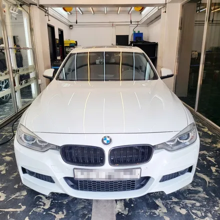 안산 - BMW 320d 전면 유리 교체 & 전면썬팅 / 안산 상록구