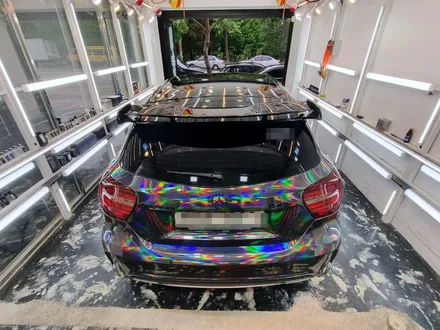 안산 - 벤츠 A45 AMG 블랙 크롬 홀로그램 랩핑 & 유리막코팅 / 안산 상록구