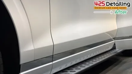 군포 송정지구 제네시스 GV70 석회물 및 부분 클리닝 디테일링 세차 후기 / 경기 군포
