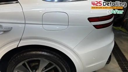 군포 송정지구 제네시스 GV70 석회물 및 부분 클리닝 디테일링 세차 후기 / 경기 군포