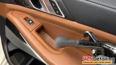 군포 송정지구 BMW X7 가죽 코팅 및 유리 유막 제거 발수코팅 후기 / 경기 군포