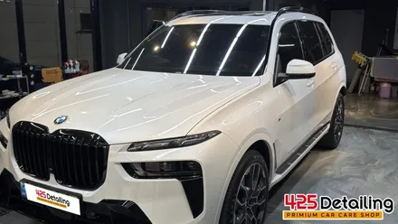 군포 송정지구 BMW X7 가죽 코팅 및 유리 유막 제거 발수코팅 후기 / 경기 군포