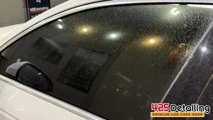 군포 송정지구 아우디 A4 1열 유막 제거 및 발수코팅 / 경기 군포